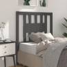 Stylish Grey Headboard - Solid Pine Wood 96x4x100 cm