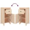 Sideboard 40x35x80 cm Solid Wood Pine - Stylish Storage Solution