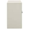 Light Grey Office Cabinet 90x40x70 cm - Durable Steel Design