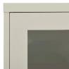 Light Grey Office Cabinet 90x40x70 cm - Durable Steel Design