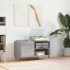 Stylish Record Cabinet in Grey Sonoma - 85x38x48 cm