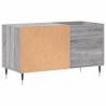 Stylish Record Cabinet in Grey Sonoma - 85x38x48 cm