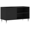 Stylish Black Record Cabinet - 85x38x48 cm | Hipo Market