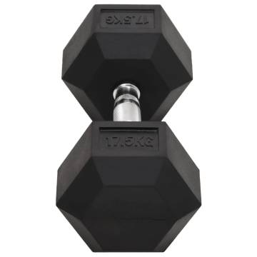 Dumbbell 17.5 kg Cast Iron - Durable & Versatile Workouts