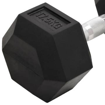 Dumbbell 17.5 kg Cast Iron - Durable & Versatile Workouts