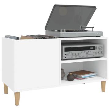 Stylish White Record Cabinet - 84.5x38x48 cm - Hipomarket