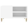 Stylish White Record Cabinet - 84.5x38x48 cm - Hipomarket