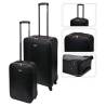 ProWorld 2 Piece Suitcase Set Croco Design Black Number of wheels 2 Model croco design 