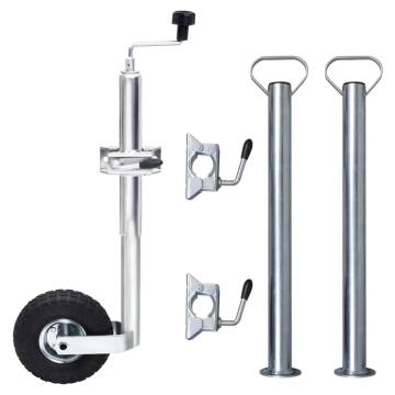 Jockey Wheel 48 mm - Robust & Rust-Resistant Trailer Support