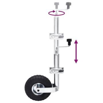 Jockey Wheel 48 mm - Robust & Rust-Resistant Trailer Support