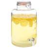 Water Dispenser XXL 8L Glass Jar with Tap - Vintage Charm