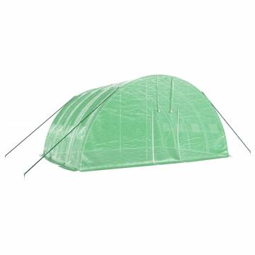 Greenhouse with Steel Frame Green 24 m² | Buy Online