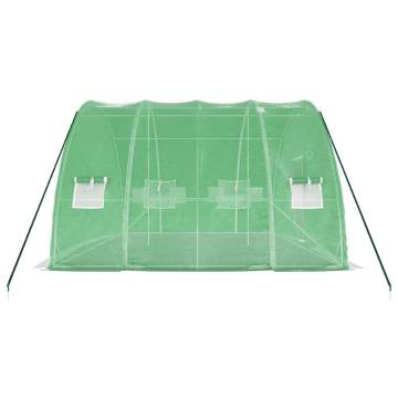 Greenhouse with Steel Frame Green 24 m² | Buy Online