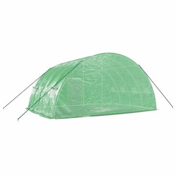 Greenhouse with Steel Frame Green 24 m² | Buy Online