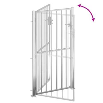 Stainless Steel Garden Gate 100x180 cm for Secure Entry