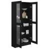 Vitrine Cabinet Black - Stylish Storage & Display Solution