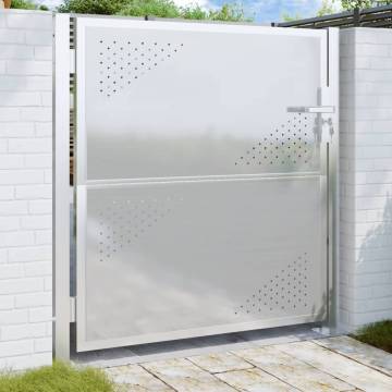 Garden Gate 100x100 cm Stainless Steel - Durable & Secure