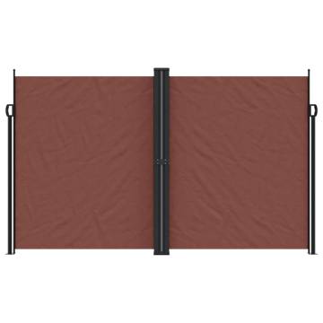 Retractable Side Awning Brown 200x1000 cm - Hipomarket