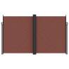 Retractable Side Awning Brown 200x1000 cm - Hipomarket