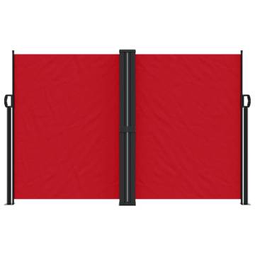 Retractable Side Awning Red 160x1000 cm - Hipomarket