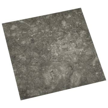 Self-adhesive PVC Flooring Planks - Durable & Stylish Grey