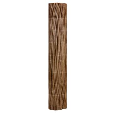 Willow Fence 500x100 cm - Durable Outdoor Decor | HipoMarket