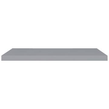 Floating Wall Shelf Grey - Stylish MDF Home Decor | HipoMarket