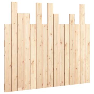 Elegant Solid Wood Pine Wall Headboard 95.5x3x80 cm