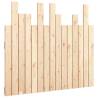 Elegant Solid Wood Pine Wall Headboard 95.5x3x80 cm