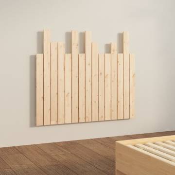 Elegant Solid Wood Pine Wall Headboard 95.5x3x80 cm