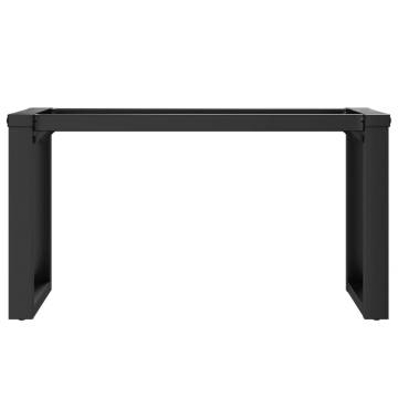 Coffee Table Legs O-Frame - Industrial Cast Iron (70x30x43 cm)