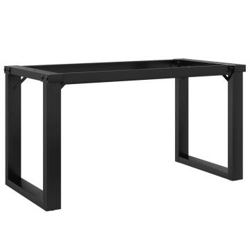 Coffee Table Legs O-Frame - Industrial Cast Iron (70x30x43 cm)