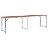 Foldable Aluminium Camping Table 240x60 cm - Portable & Durable