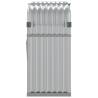 Log Holder Silver 120x45x100 cm Galvanised Steel - Durable Storage