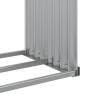 Log Holder Silver 120x45x100 cm Galvanised Steel - Durable Storage