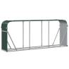 Log Holder Green 234x45x100 cm - Galvanised Steel | HipoMarket