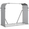 Log Holder Light Grey 120x45x100 cm | Durable Galvanised Steel