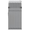 Log Holder Light Grey 120x45x100 cm | Durable Galvanised Steel