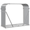 Log Holder Light Grey 120x45x100 cm | Durable Galvanised Steel