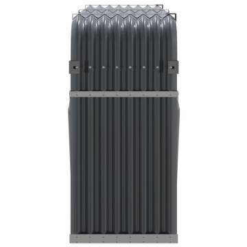 Log Holder Anthracite 180x45x100 cm | Galvanised Steel Storage