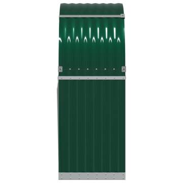 Log Holder Green 80x45x120 cm - Durable Galvanised Steel