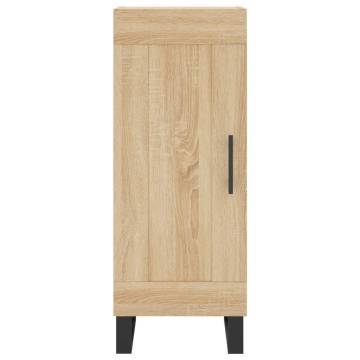 Stylish Highboard Sonoma Oak - 34.5x34x180 cm | HipoMarket