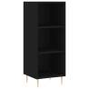 Elegant Highboard Black 34.5x34x180 cm | Durable Engineered Wood