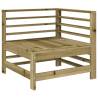 6 Piece Garden Lounge Set - Impregnated Wood Pine | Hipomarket