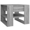 Coffee Table Grey Sonoma - 55.5x55x45 cm Engineered Wood