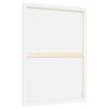 Stretched Canvases - 12 pcs White Fabric & Solid Pine Wood