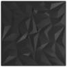 Wall Panels 12 pcs Black 50x50 cm XPS 3 m² Amethyst - Hipomarket