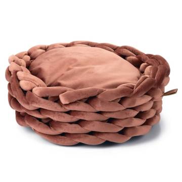 Luxurious Designed by Lotte Cat Basket Ziba Pink - 40x15 cm