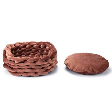 Luxurious Designed by Lotte Cat Basket Ziba Pink - 40x15 cm