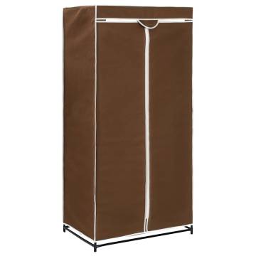 Stylish Brown Wardrobe 75x50x160 cm | HipoMarket UK